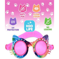 Kids Swim Goggles for Girls and Boys Fun Toddler Swimming Eyewear Protection for Children