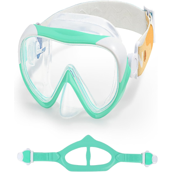 Kids Swim Mask - Ultimate 180° Kids Swim Goggles Anti-Fog Child Diving Mask Leak-Proof Kids Goggles with Nose Cover and Fabric Strap for Ages 4-14 for Swimming, Snorkeling and Diving Kids Swim Mask - Ultimate 180° Kids Swim Goggles Anti-Fog Child Diving Mask Leak-Proof Kids Goggles with Nose Cover and Fabric Strap for Ages 4-14 for Swimming, Snorkeling and Diving