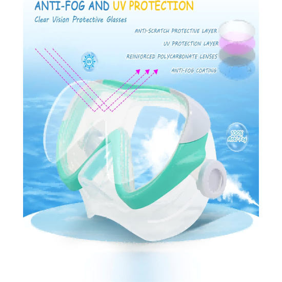 Kids Swim Mask - Ultimate 180° Kids Swim Goggles Anti-Fog Child Diving Mask Leak-Proof Kids Goggles with Nose Cover and Fabric Strap for Ages 4-14 for Swimming, Snorkeling and Diving Kids Swim Mask - Ultimate 180° Kids Swim Goggles Anti-Fog Child Diving Mask Leak-Proof Kids Goggles with Nose Cover and Fabric Strap for Ages 4-14 for Swimming, Snorkeling and Diving