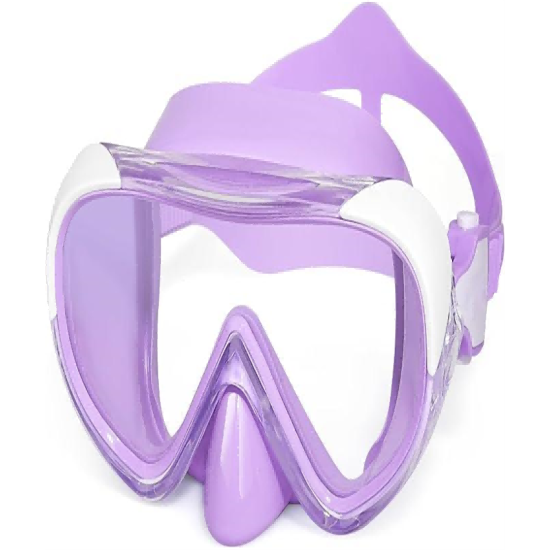 Kids Swim Mask 180° Snorkel Diving Mask, Anti-Fog Child Swim Goggles with Nose Cover No-Leak Swimming Goggles Anti-Shattered Lens Kids Swim Mask 180° Snorkel Diving Mask, Anti-Fog Child Swim Goggles with Nose Cover No-Leak Swimming Goggles Anti-Shattered Lens
