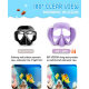 Kids Swim Mask 180° Snorkel Diving Mask, Anti-Fog Child Swim Goggles with Nose Cover No-Leak Swimming Goggles Anti-Shattered Lens Kids Swim Mask 180° Snorkel Diving Mask, Anti-Fog Child Swim Goggles with Nose Cover No-Leak Swimming Goggles Anti-Shattered Lens