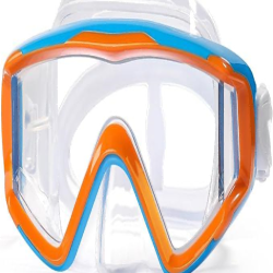 Kids Swim Mask - 180° Anti-Fog Swim Goggles for Child Snorkeling Diving Mask Leak-Proof Kids Goggles with Nose Cover for Youth Boys & Girls