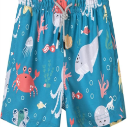 Boys Swim Trunks Toddler Swim Shorts UPF 50+ Bathing Suit for Boys Swimsuit Quick Dry Boy Beach Boardshorts Swimwear