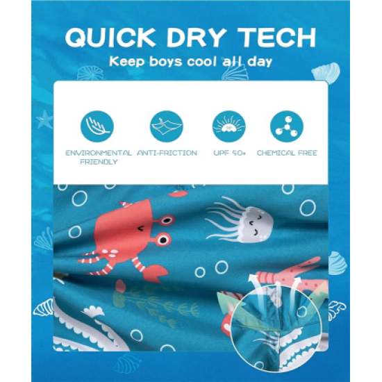 Boys Swim Trunks Toddler Swim Shorts UPF 50+ Bathing Suit for Boys Swimsuit Quick Dry Boy Beach Boardshorts Swimwear Boys Swim Trunks Toddler Swim Shorts UPF 50+ Bathing Suit for Boys Swimsuit Quick Dry Boy Beach Boardshorts Swimwear