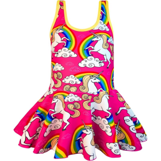 Rainbow Unicorn Swimsuit Stars Print Swimwear Bathing Suit Rainbow Unicorn Swimsuit Stars Print Swimwear Bathing Suit