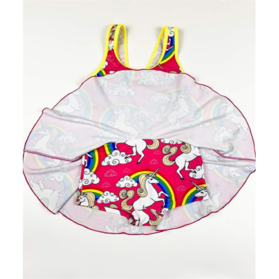 Rainbow Unicorn Swimsuit Stars Print Swimwear Bathing Suit Rainbow Unicorn Swimsuit Stars Print Swimwear Bathing Suit