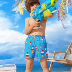 Boys Swim Trunks Toddler Swim Shorts UPF 50+ Bathing Suit for Boys Swimsuit Quick Dry Boy Beach Boardshorts Swimwear