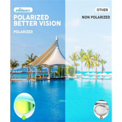 Swim Goggles, Polarized Swimming Goggles, Anti-Fog No Leaking Anti UV for Men Women Adult Youth with Storage Bag