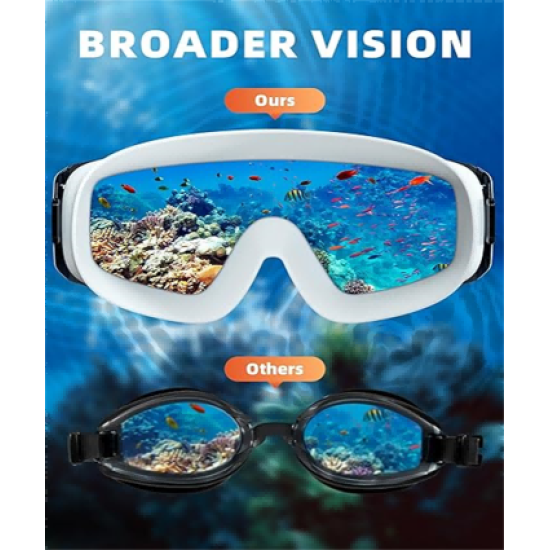 Swim Goggles,Wide View Anti Fog&UV Swimming Goggles for Audlt, No Leaking Swim Glasses for Men Women Youth Swim Goggles,Wide View Anti Fog&UV Swimming Goggles for Audlt, No Leaking Swim Glasses for Men Women Youth
