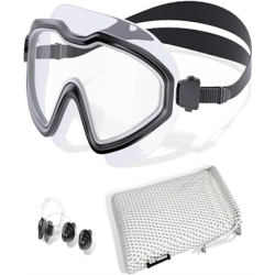 Swim Goggles, Wide View No Leaking Swimming Goggles, Anti-fog & Anti-UV Fashion Swim Goggles for Adult Men Women Youth