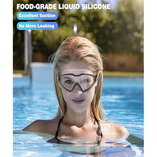 Swim Goggles, Wide View No Leaking Swimming Goggles, Anti-fog & Anti-UV Fashion Swim Goggles for Adult Men Women Youth Swim Goggles, Wide View No Leaking Swimming Goggles, Anti-fog & Anti-UV Fashion Swim Goggles for Adult Men Women Youth