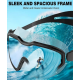Swim Goggles, Wide View No Leaking Swimming Goggles, Anti-fog & Anti-UV Fashion Swim Goggles for Adult Men Women Youth Swim Goggles, Wide View No Leaking Swimming Goggles, Anti-fog & Anti-UV Fashion Swim Goggles for Adult Men Women Youth