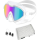 Swim Goggles, Wide View No Leaking Swimming Goggles, Anti-fog & Anti-UV Fashion Swim Goggles for Adult Men Women Youth Swim Goggles, Wide View No Leaking Swimming Goggles, Anti-fog & Anti-UV Fashion Swim Goggles for Adult Men Women Youth