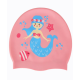 Children's silicone swimming cap boys girls long hair waterproof ear protection does not strangle head cute swim cap swimming equipment Children's silicone swimming cap boys girls long hair waterproof ear protection does not strangle head cute swim cap swimming equipment
