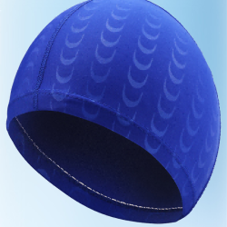 Swimming cap men's imitation aoi skin printing cloth swimming cap high elasticity comfortable not strangulation head waterproof swimming cap