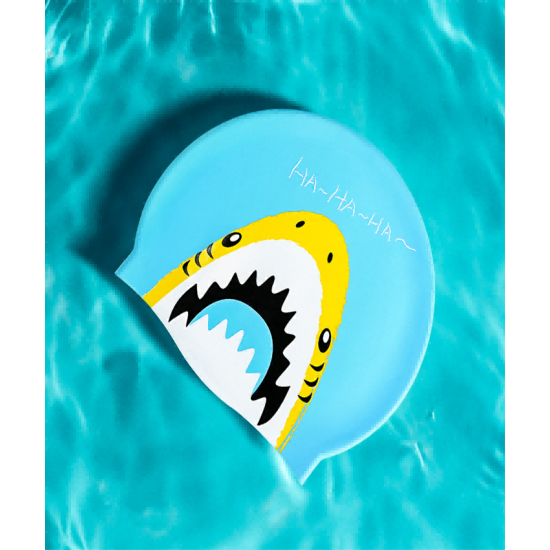 Children's swim cap silicone girls boys professional swimming waterproof cap cartoon cute elastic swimming cap Children's swim cap silicone girls boys professional swimming waterproof cap cartoon cute elastic swimming cap
