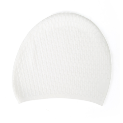 Fashion Swimming Cap Plus Size Adult Model Long Hair No Strangulation Swimming Cap Solid Color Silicone Water Drops Swimming Cap