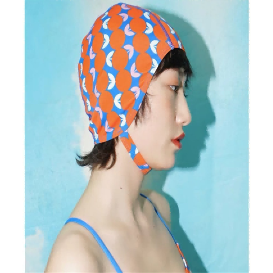 Cartoon Printed Swimming Cap Female Cute Long Hair Swimming Cap Fabric Ladies Adult Swimming Cap Cartoon Printed Swimming Cap Female Cute Long Hair Swimming Cap Fabric Ladies Adult Swimming Cap