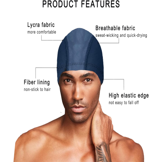 Swimming Cap for Men&Women Lycra Fabric Swim Cap Kids Comfortable, Breathable, High Elasticity Swimming Cap for Men&Women Lycra Fabric Swim Cap Kids Comfortable, Breathable, High Elasticity
