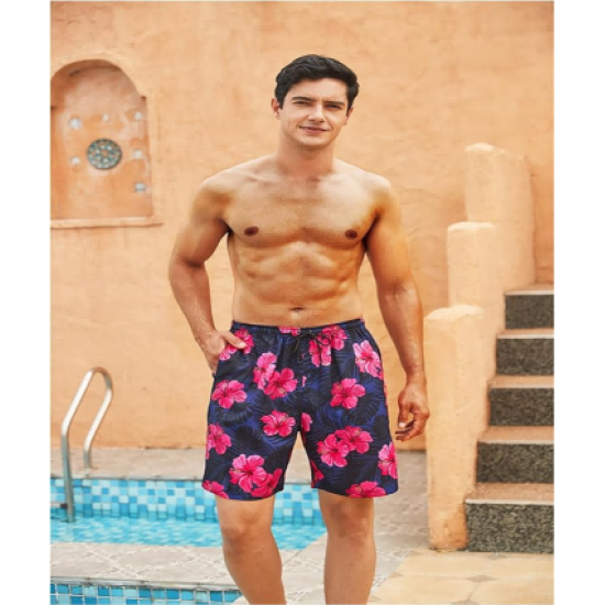 Mens Swim Trunks Beach Shorts Quick Dry Hawaiian Swimming Shorts with Pockets Swimwear Bathing Suits for Men Mens Swim Trunks Beach Shorts Quick Dry Hawaiian Swimming Shorts with Pockets Swimwear Bathing Suits for Men
