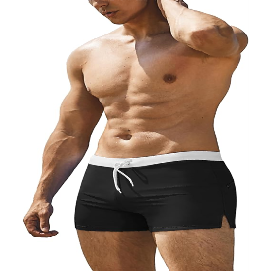 Men's Square Leg Swim Briefs Printed Swimsuit Athletic Swimwear Bathing Suit Swimming Trunks Men's Square Leg Swim Briefs Printed Swimsuit Athletic Swimwear Bathing Suit Swimming Trunks