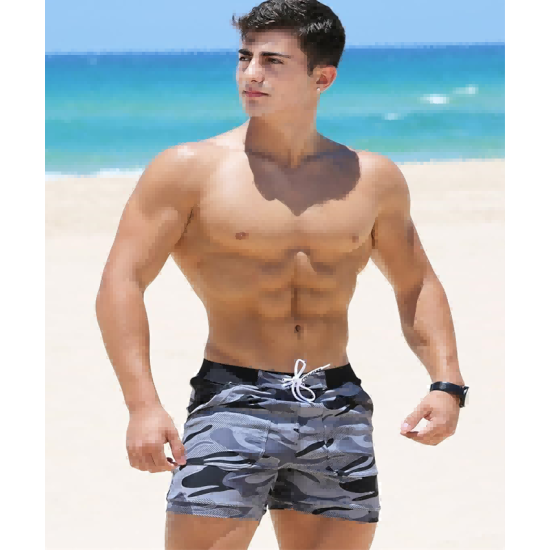 Swimwear Men Basic Long Swimming Trunk Surf Camo Shorts Swimsuits Pocket Swimwear Men Basic Long Swimming Trunk Surf Camo Shorts Swimsuits Pocket